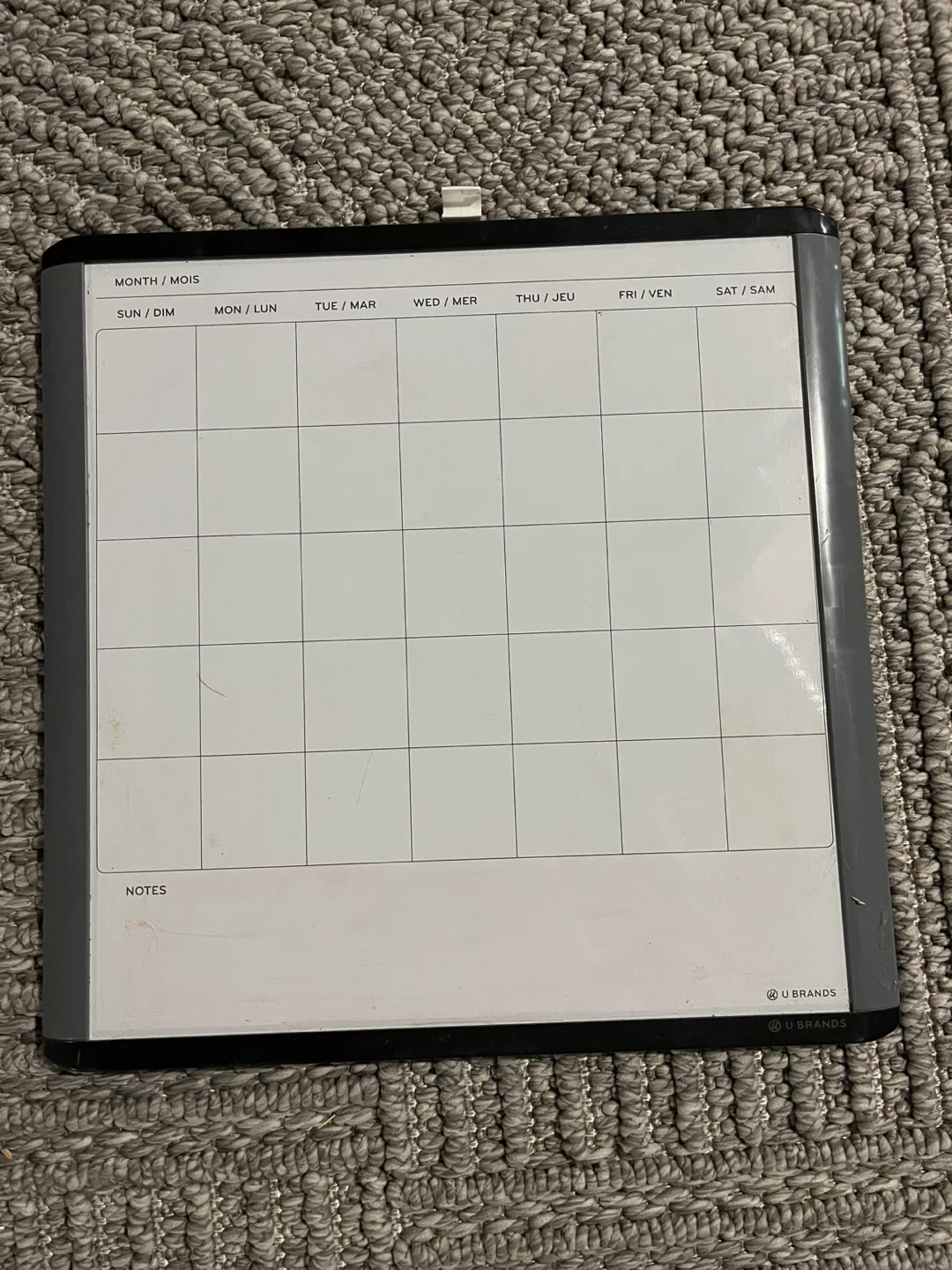 U Brands Monthly Planner Whiteboard