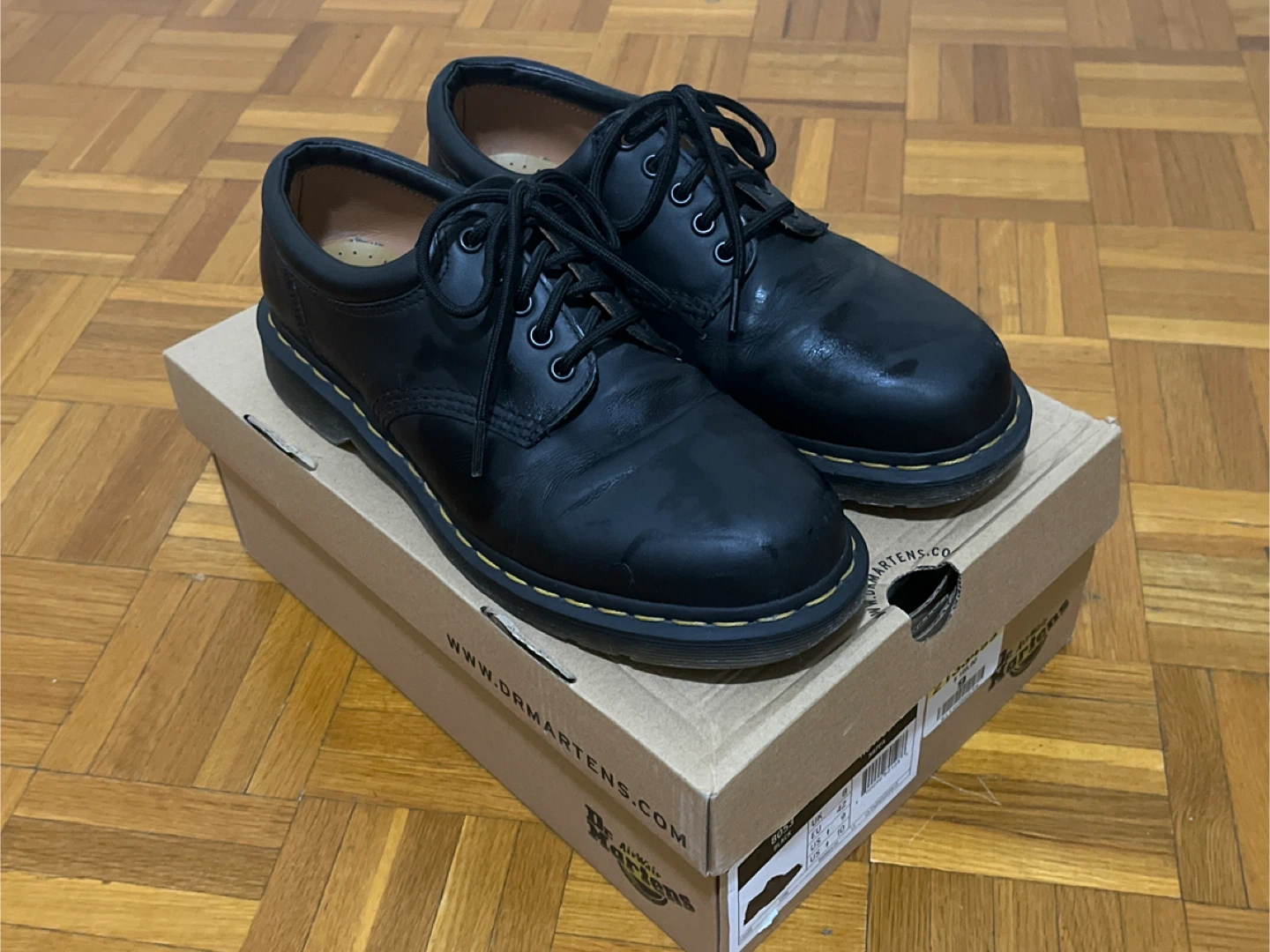 Dr. Martens 1461 8053 Black Nappa Leather Shoes