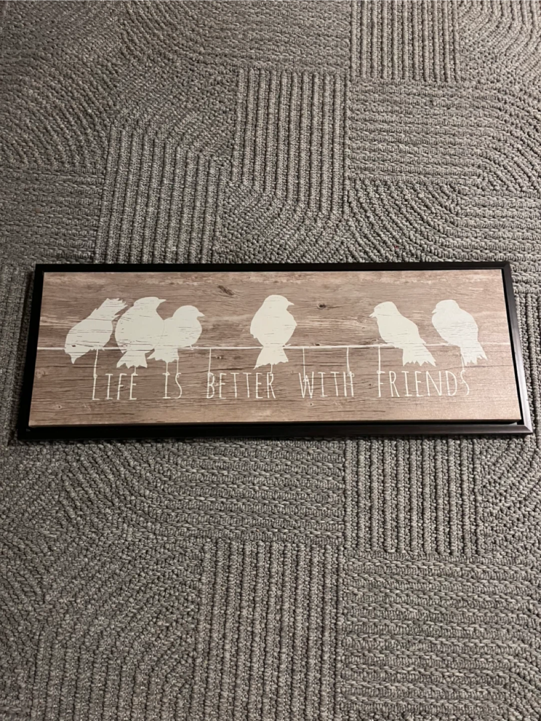 Life is Better with Friends Bird Wall Art