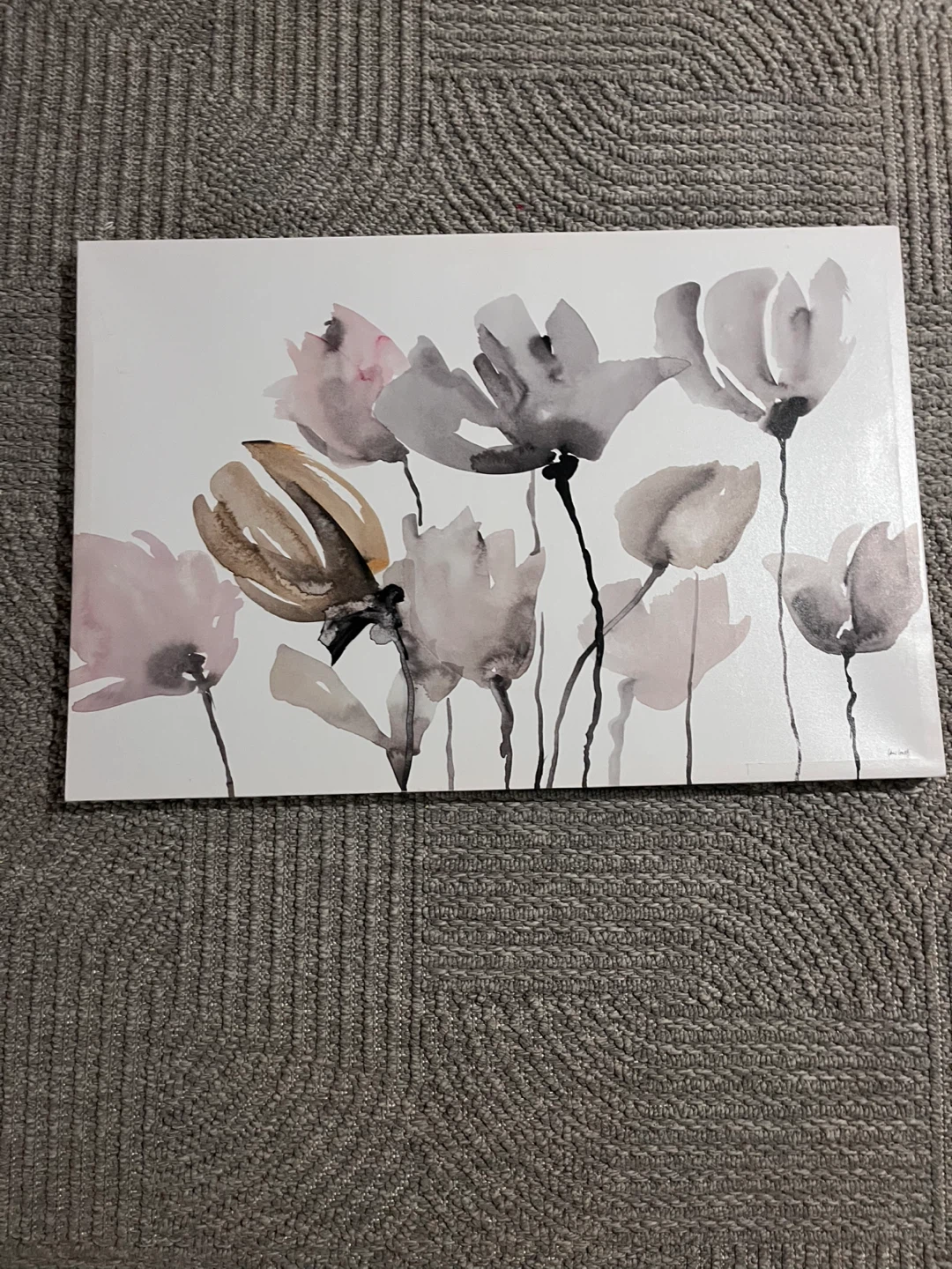 Watercolor Floral Wall Art