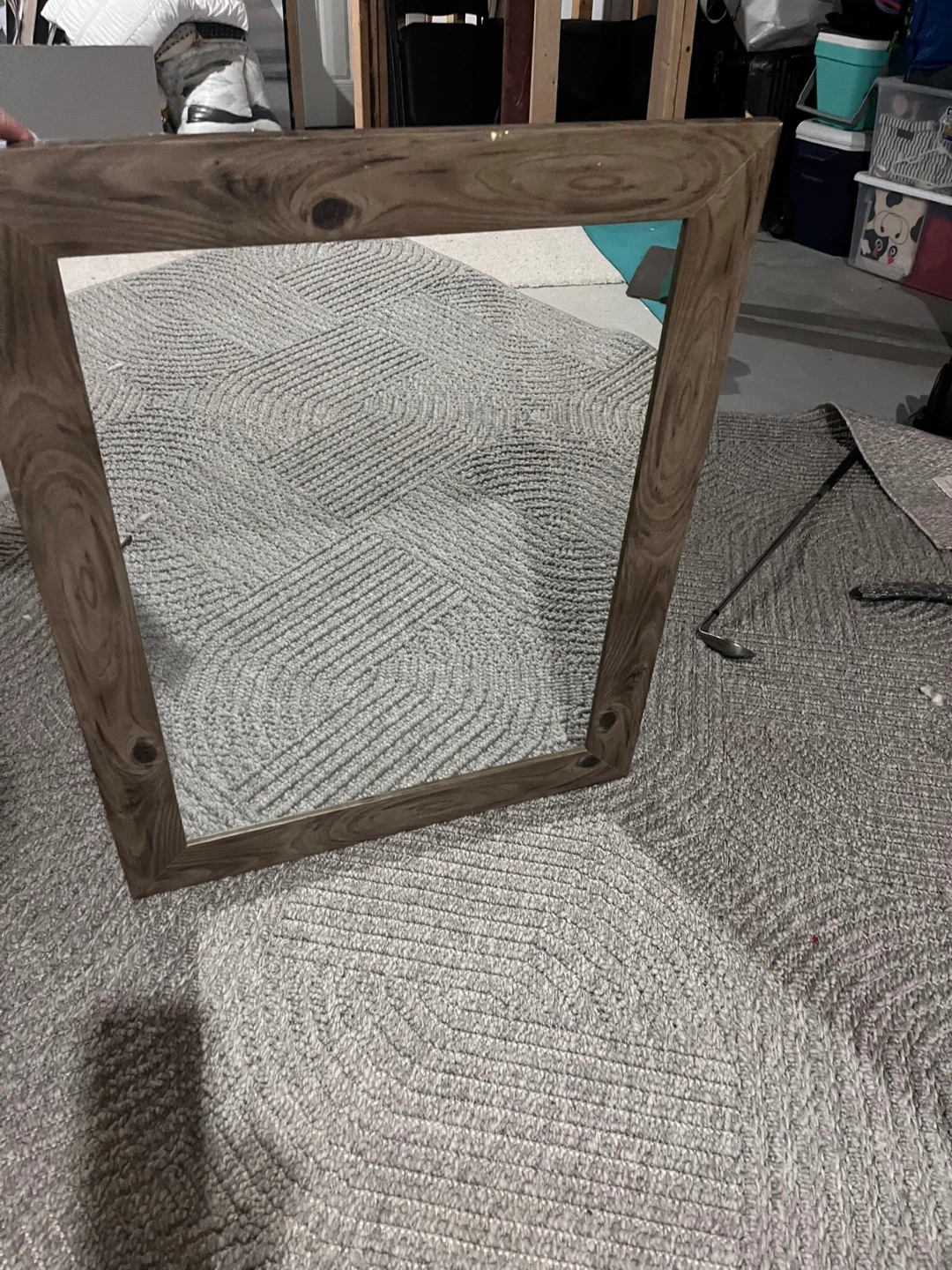 Wooden Framed Mirror