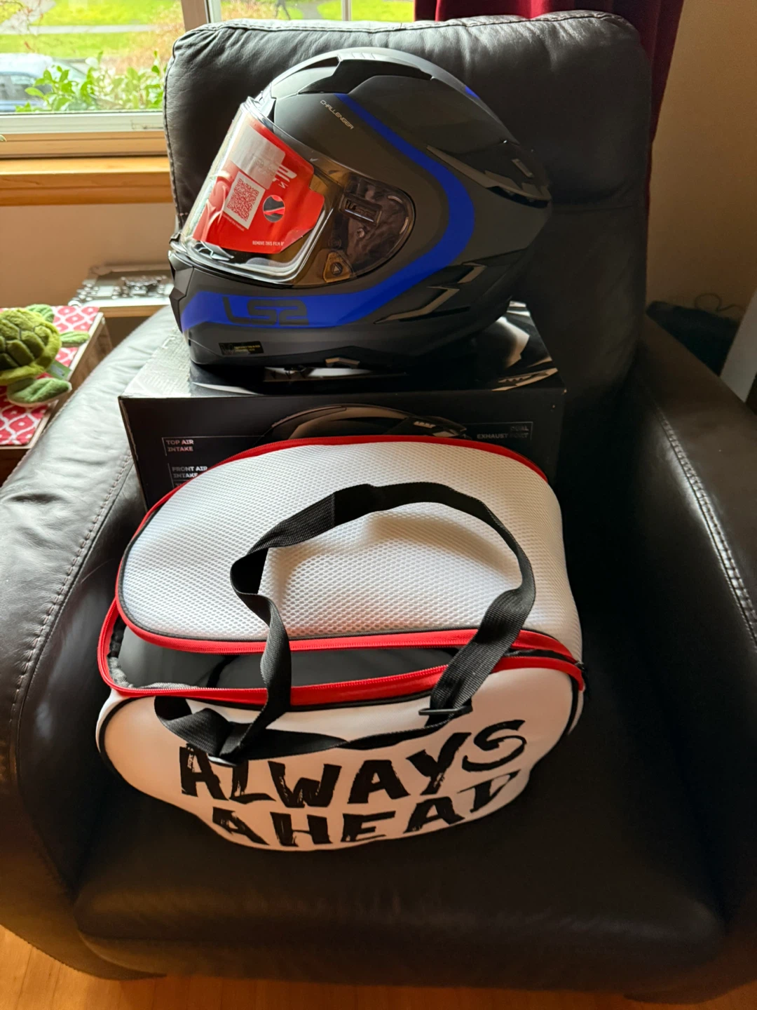 LS2 Challenger Motorcycle Helmet