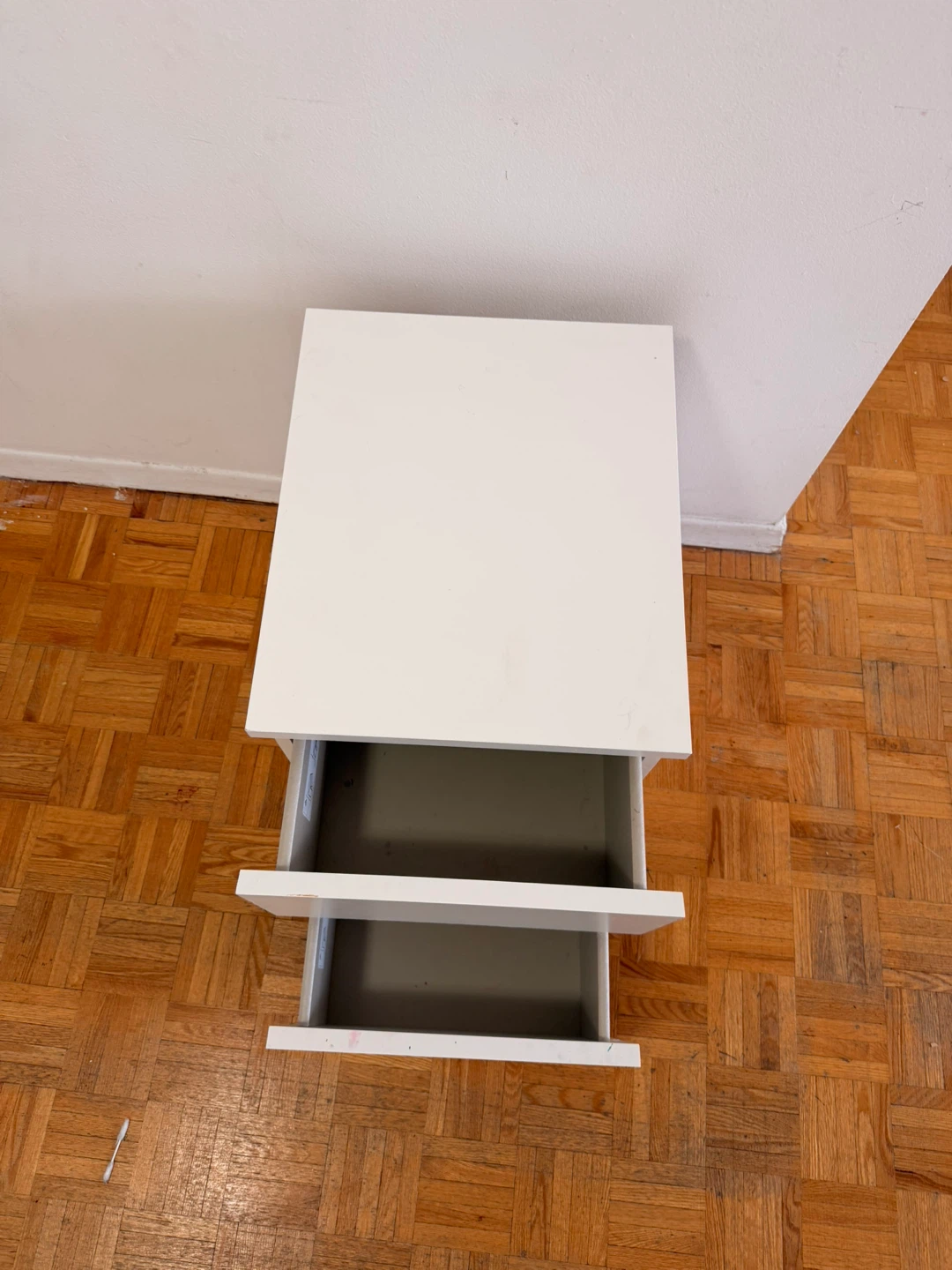 White 2-Drawer Filing Cabinet