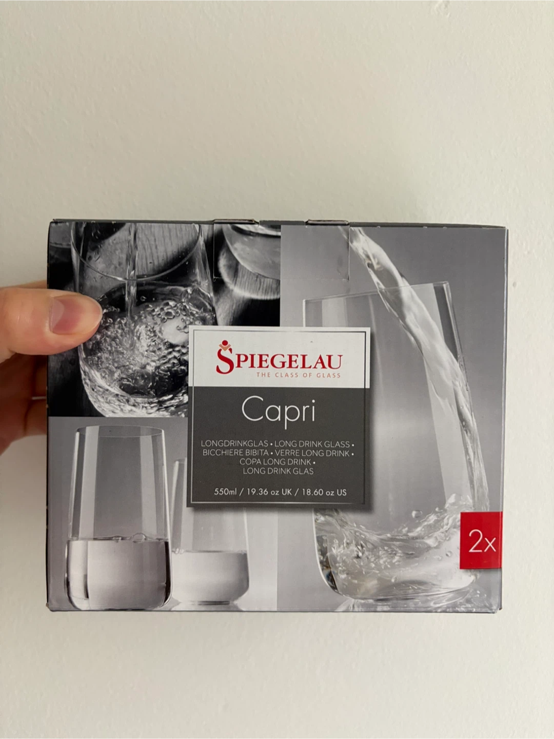 Spiegelau Capri drink glasses