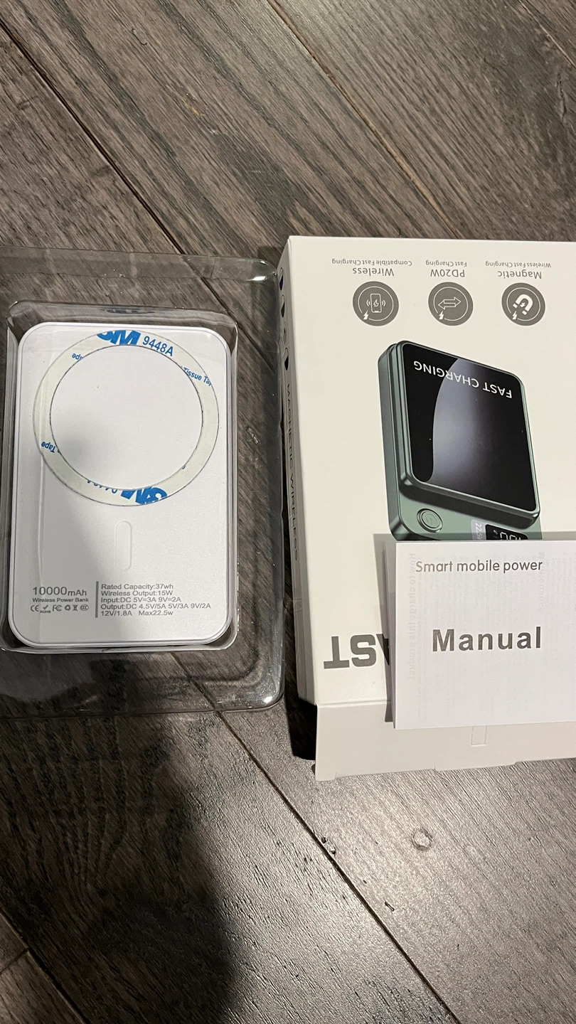 10000mAh Magnetic Wireless Fast Charging Power Bank - photo 4
