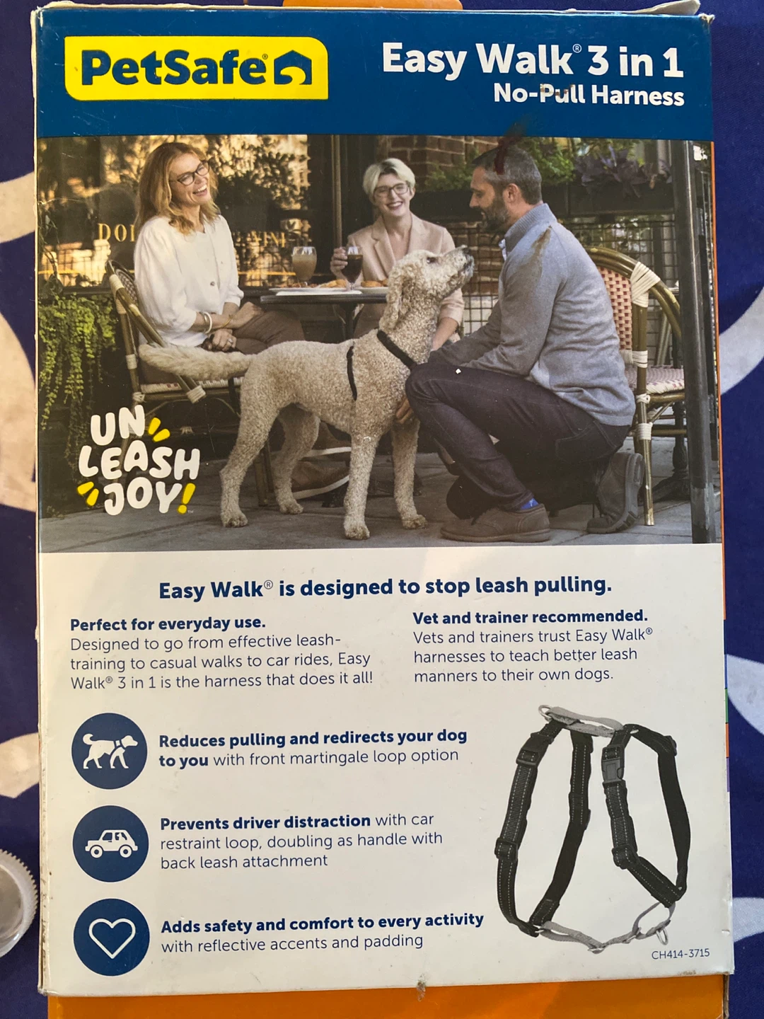 PetSafe Easy Walk 3 in 1 No-Pull Harness - Medium, Black - photo 2
