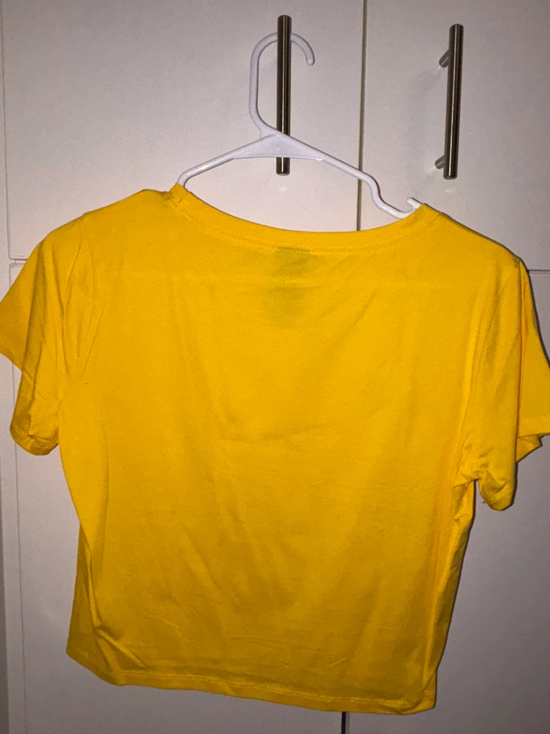 New Yellow Crop Top Hello Kitty T-Shirt - photo 2