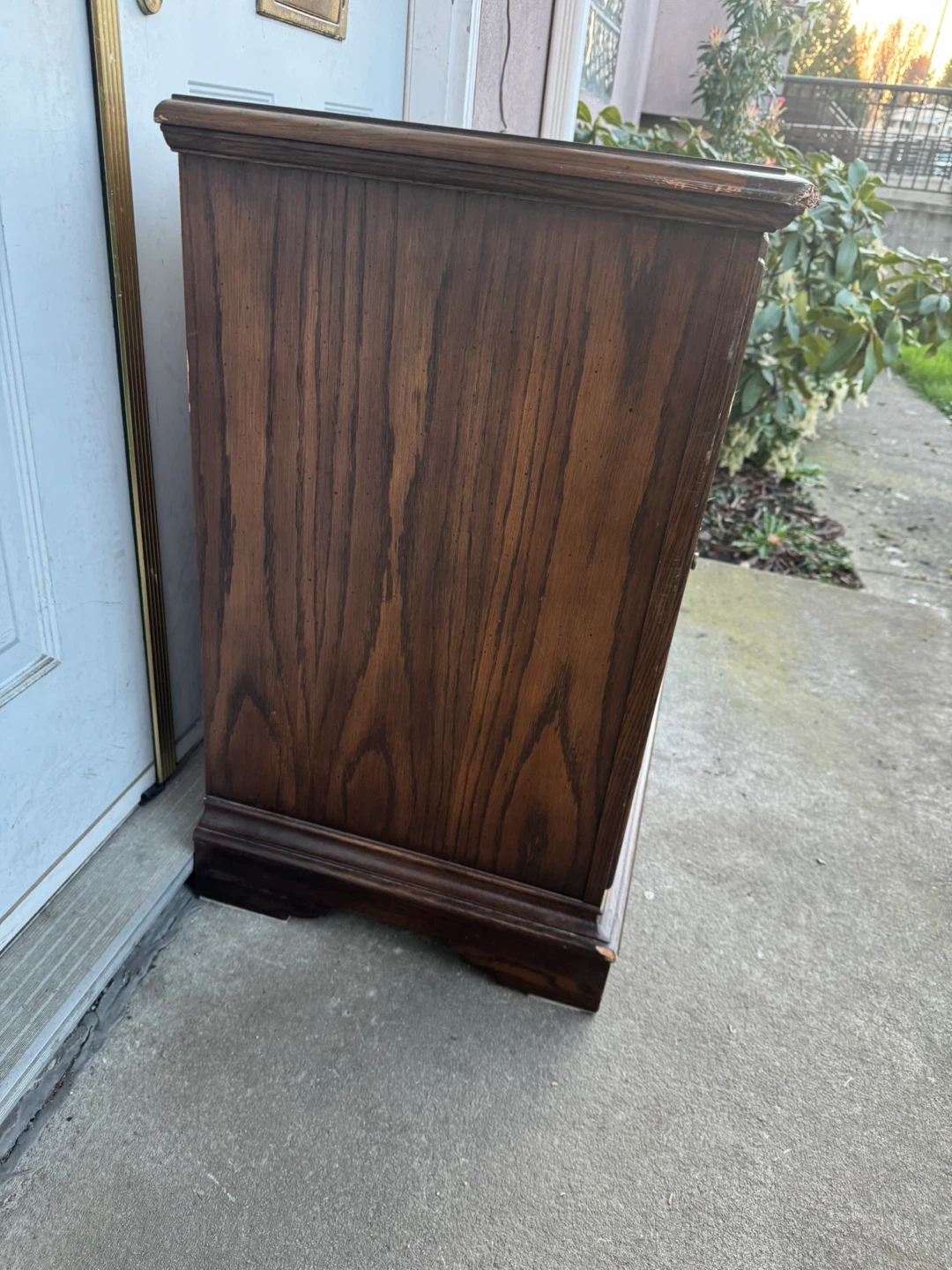 Solid Wood Sideboard Dresser with Drawers and Cabinets - photo 3
