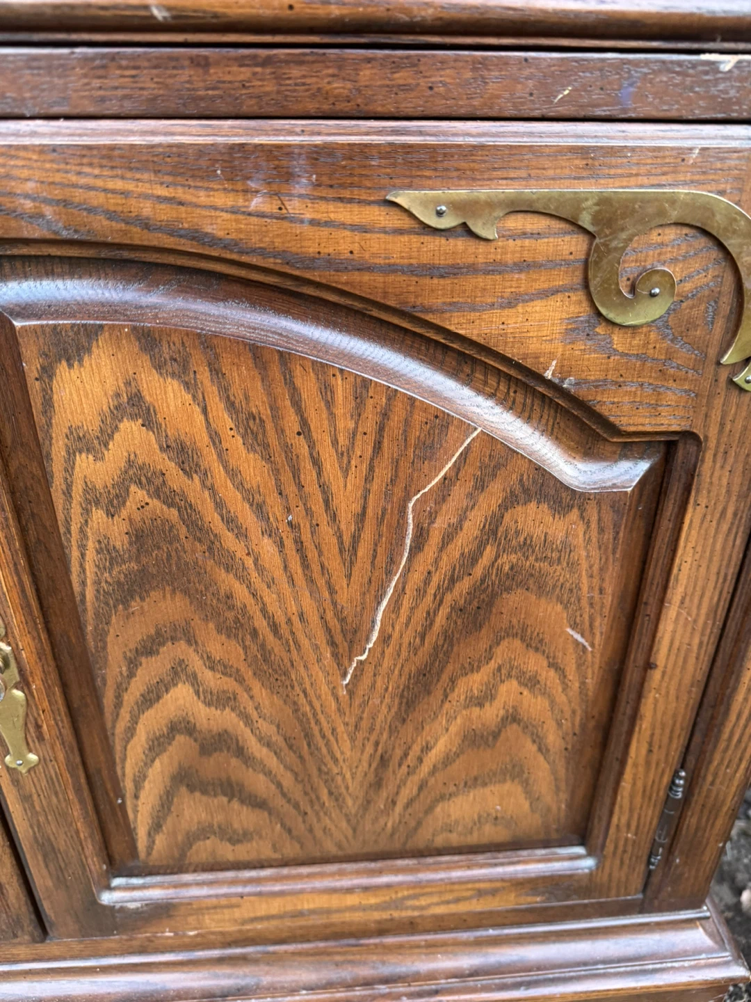 Solid Wood Sideboard Dresser with Drawers and Cabinets - photo 5
