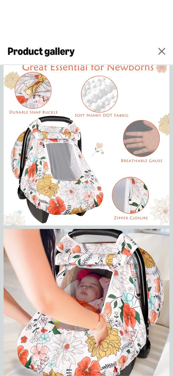 Baby Car Seat Canopy