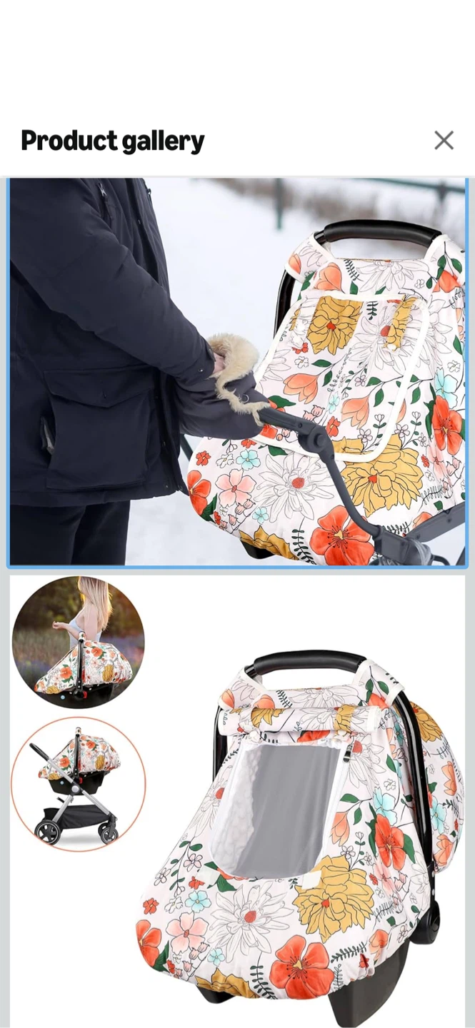 Baby Car Seat Canopy - photo 2