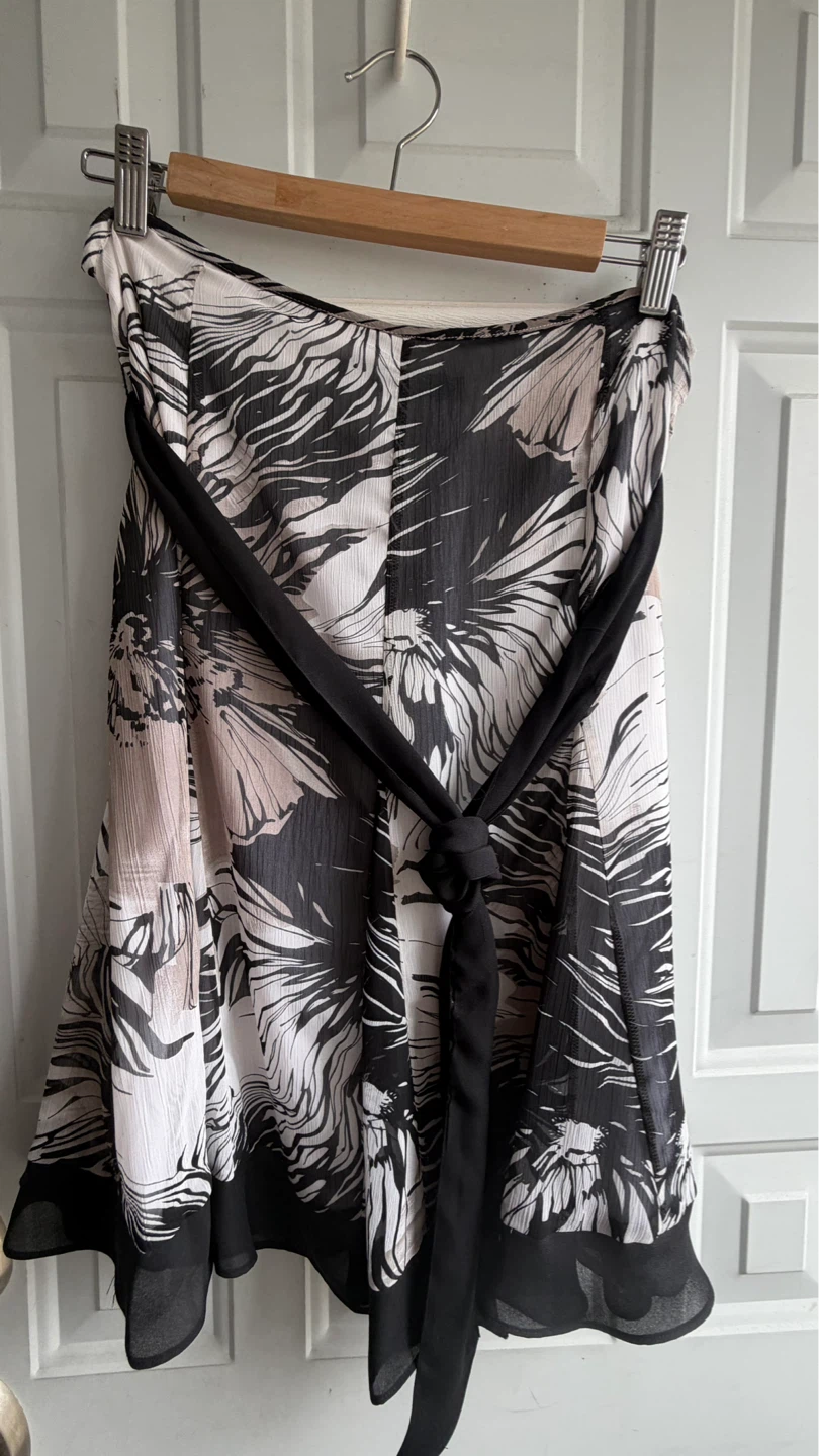 Skirt beige/black/cream
