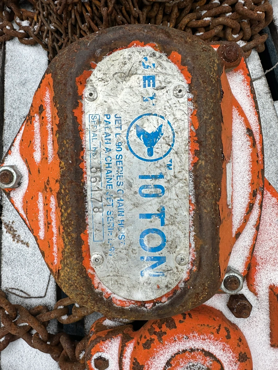 JET 10 Ton L-90 Series Chain Hoist - photo 4