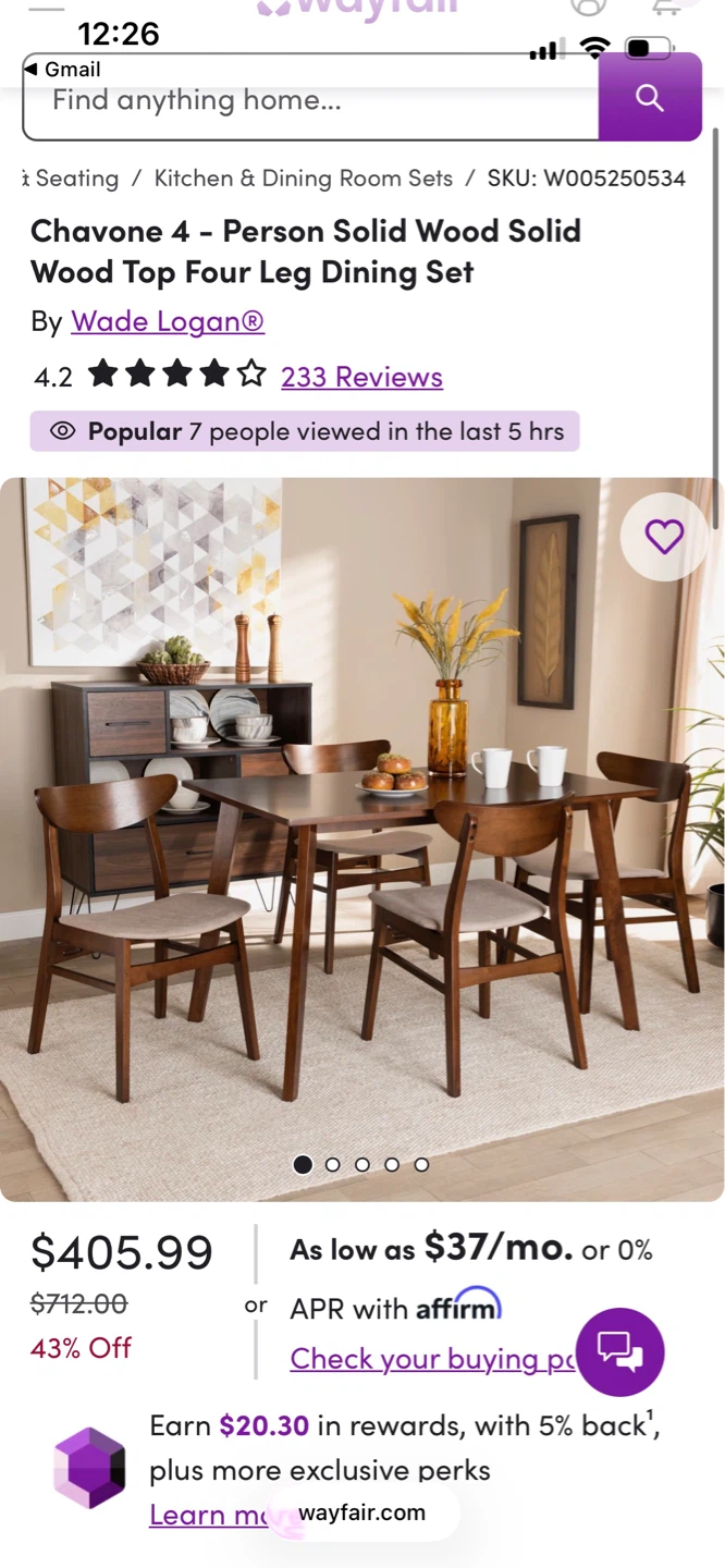 Table - no chairs - photo 3