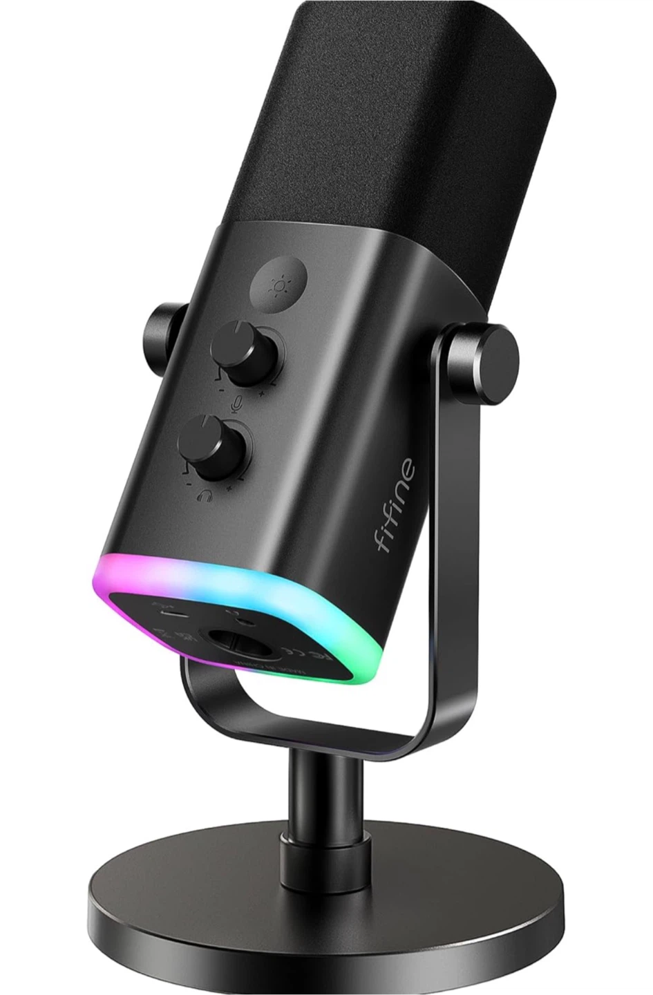 Fifine AM8 USB/XLR Gaming Podcast and Streaming Microphone