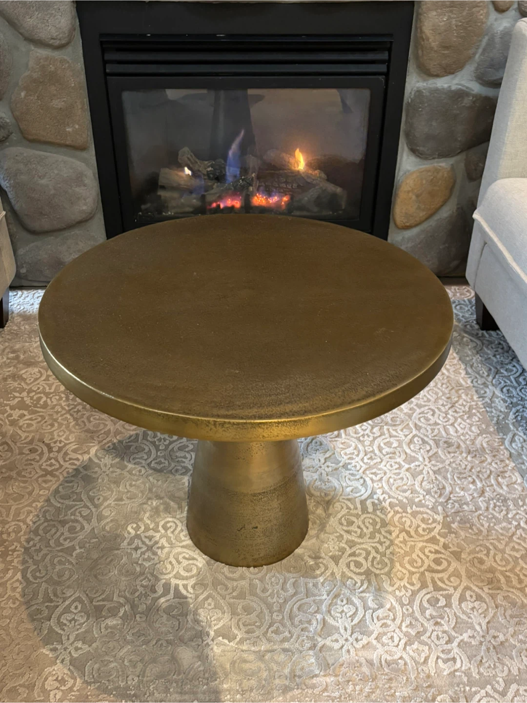Urban Barn Metal Side Table, NEW