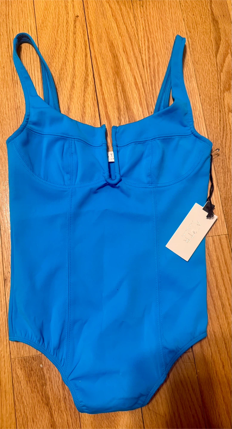 ASTR The label Blue Bodysuit