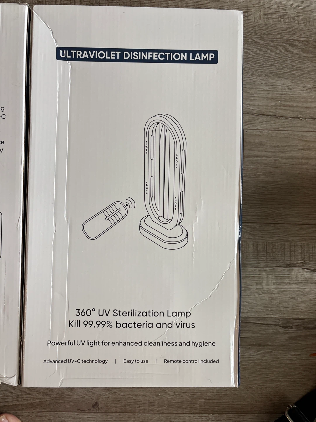 Set of OzoneUV Ultraviolet Disinfection Lamp with Remote - photo 2