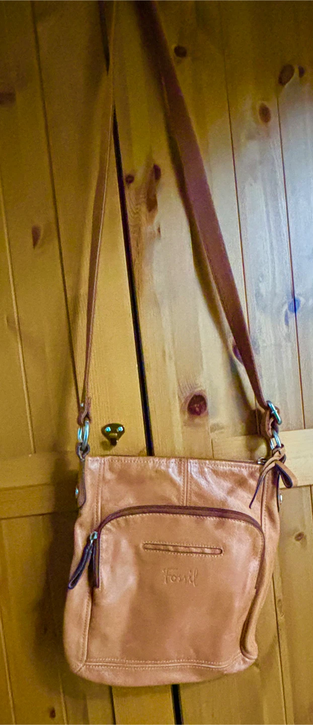 Fossil Leather Crossbody Bag - photo 3