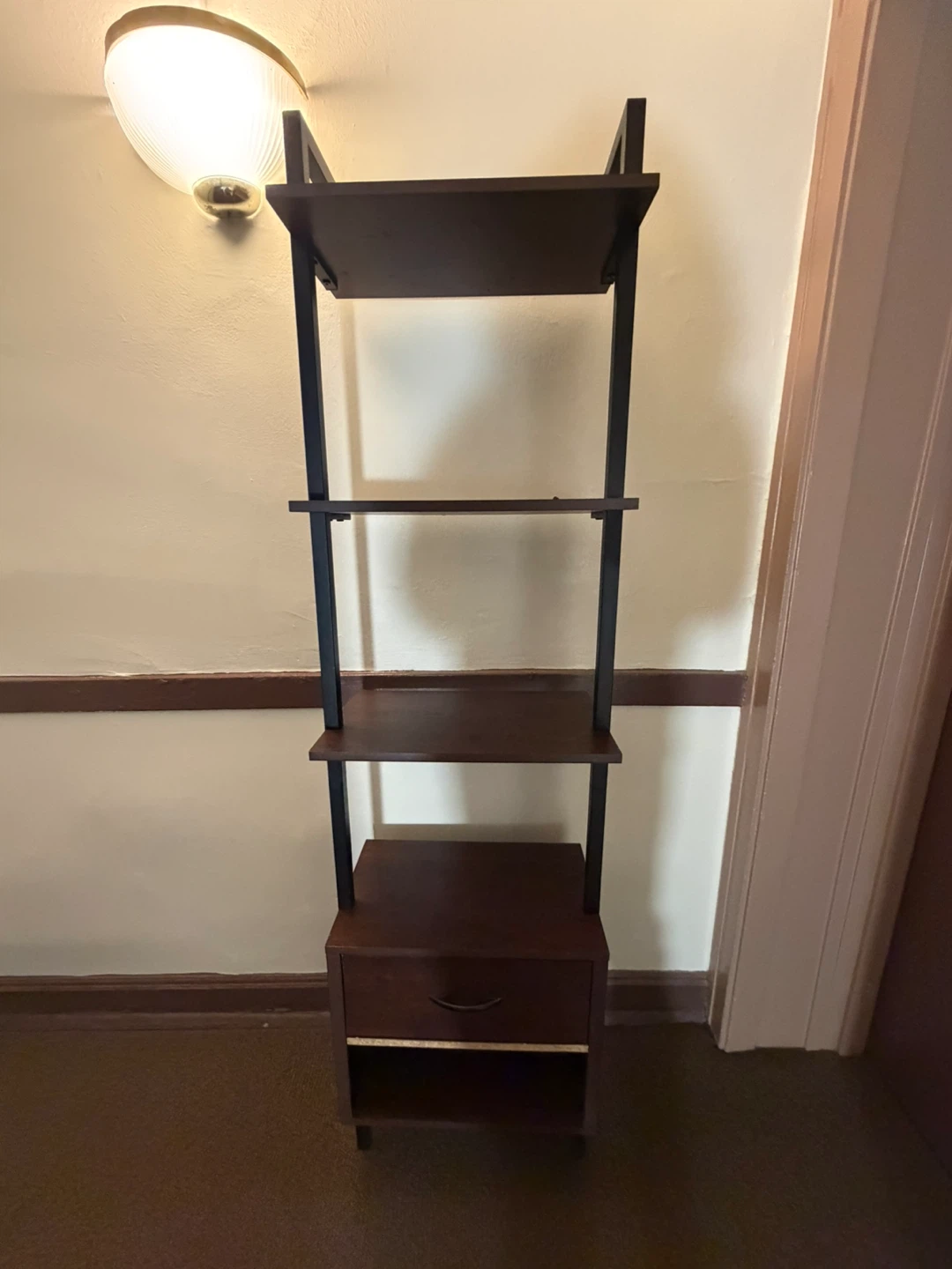 very sturdy adder bookcase/shelf with drawer