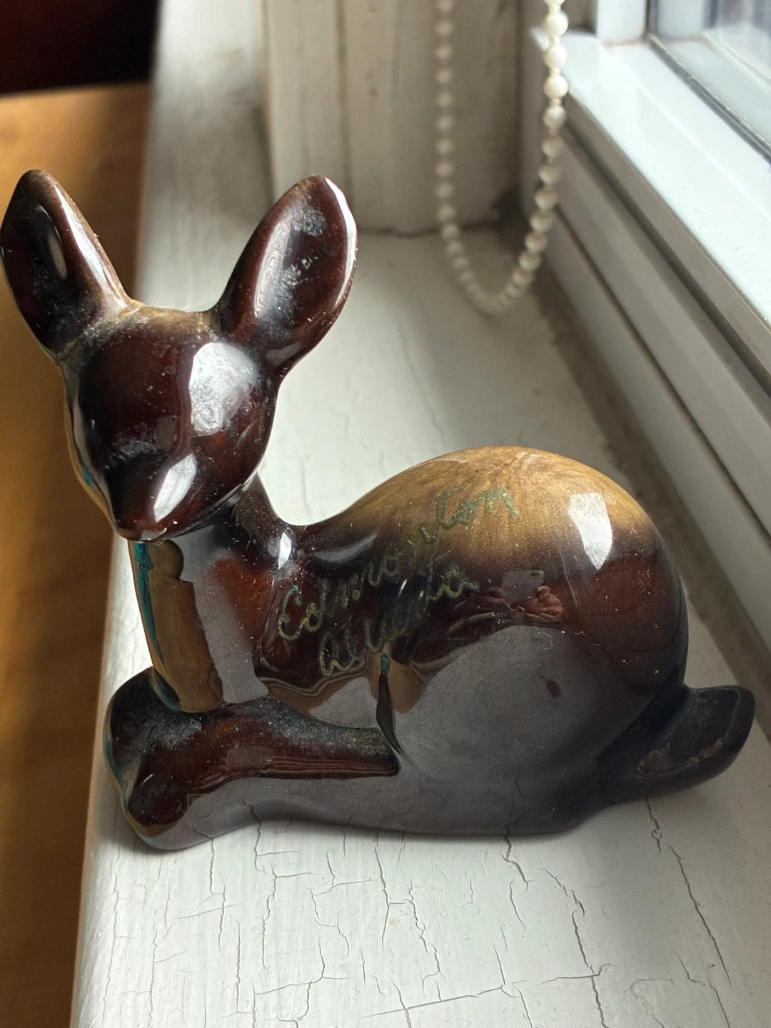 Fawn  Deer Figurine Vintage Grand River Pottery Fergus Canada - photo 3
