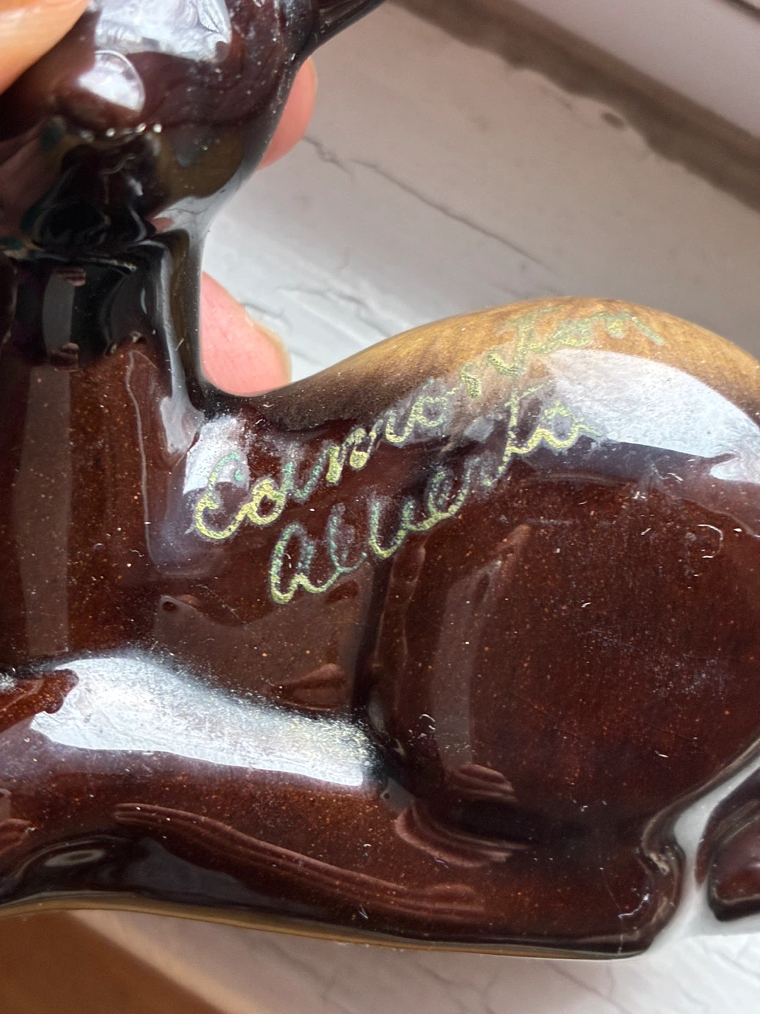 Fawn  Deer Figurine Vintage Grand River Pottery Fergus Canada - photo 2