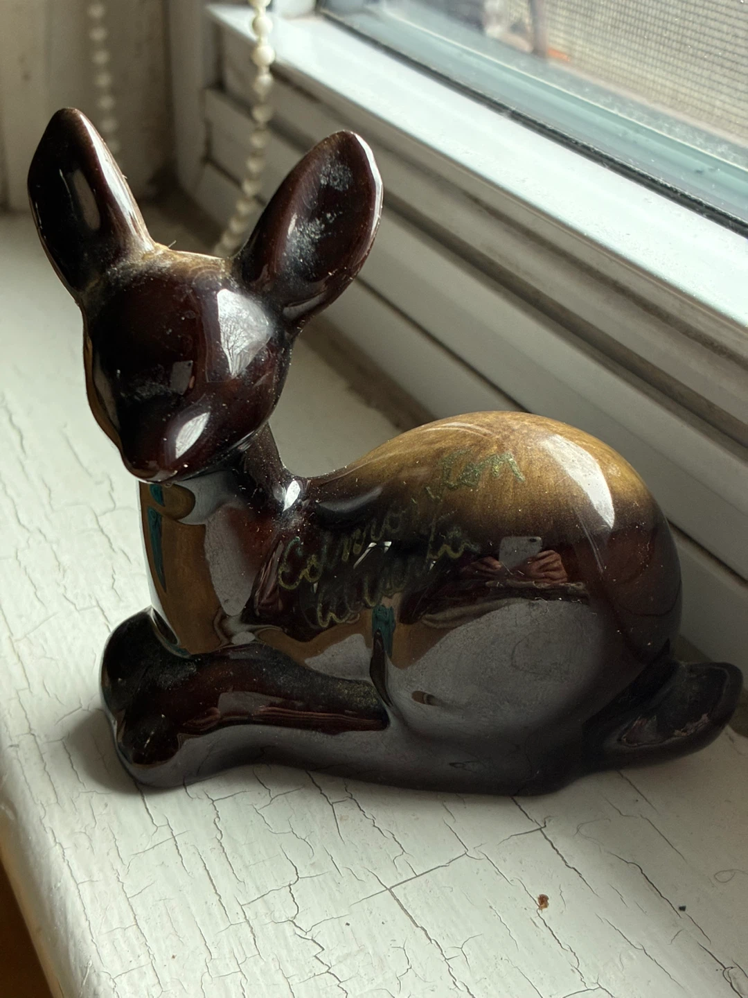 Fawn  Deer Figurine Vintage Grand River Pottery Fergus Canada - photo 5