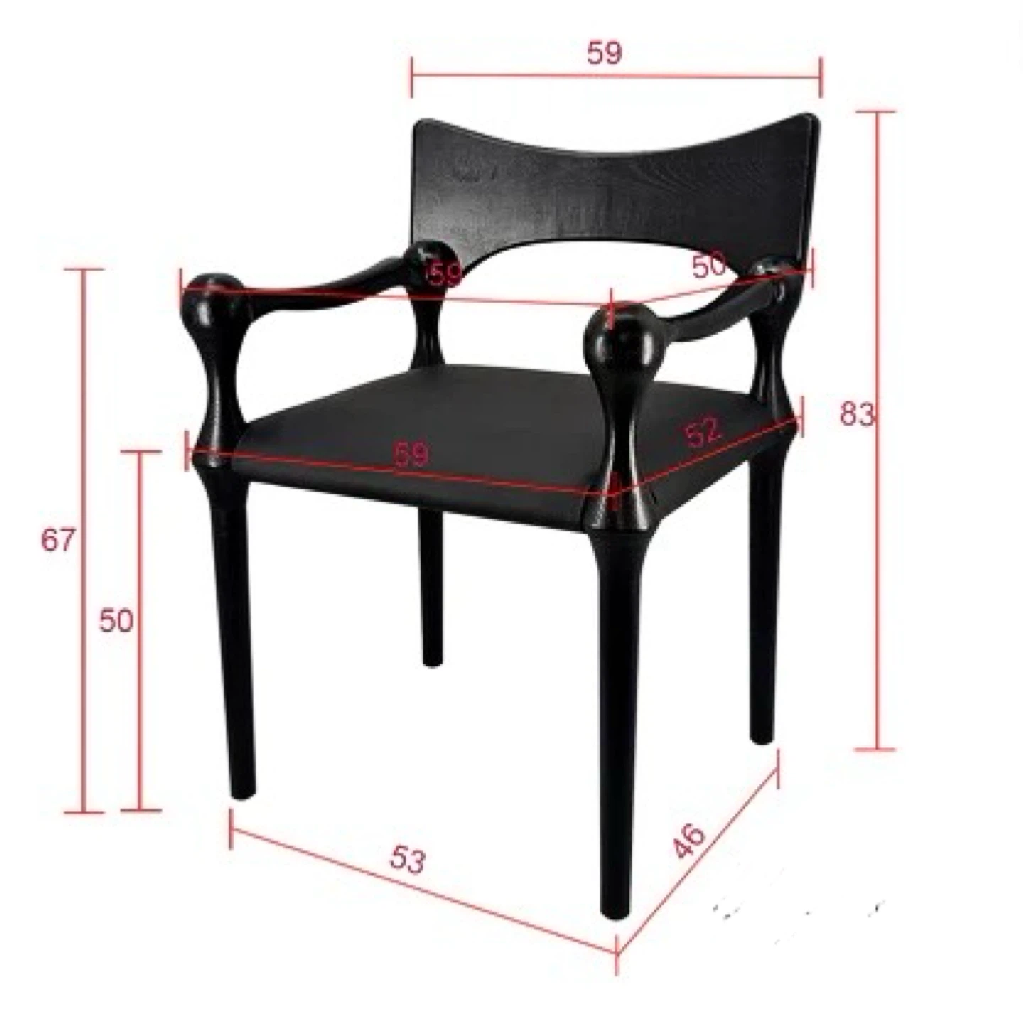 Black Designer Armchair - photo 3
