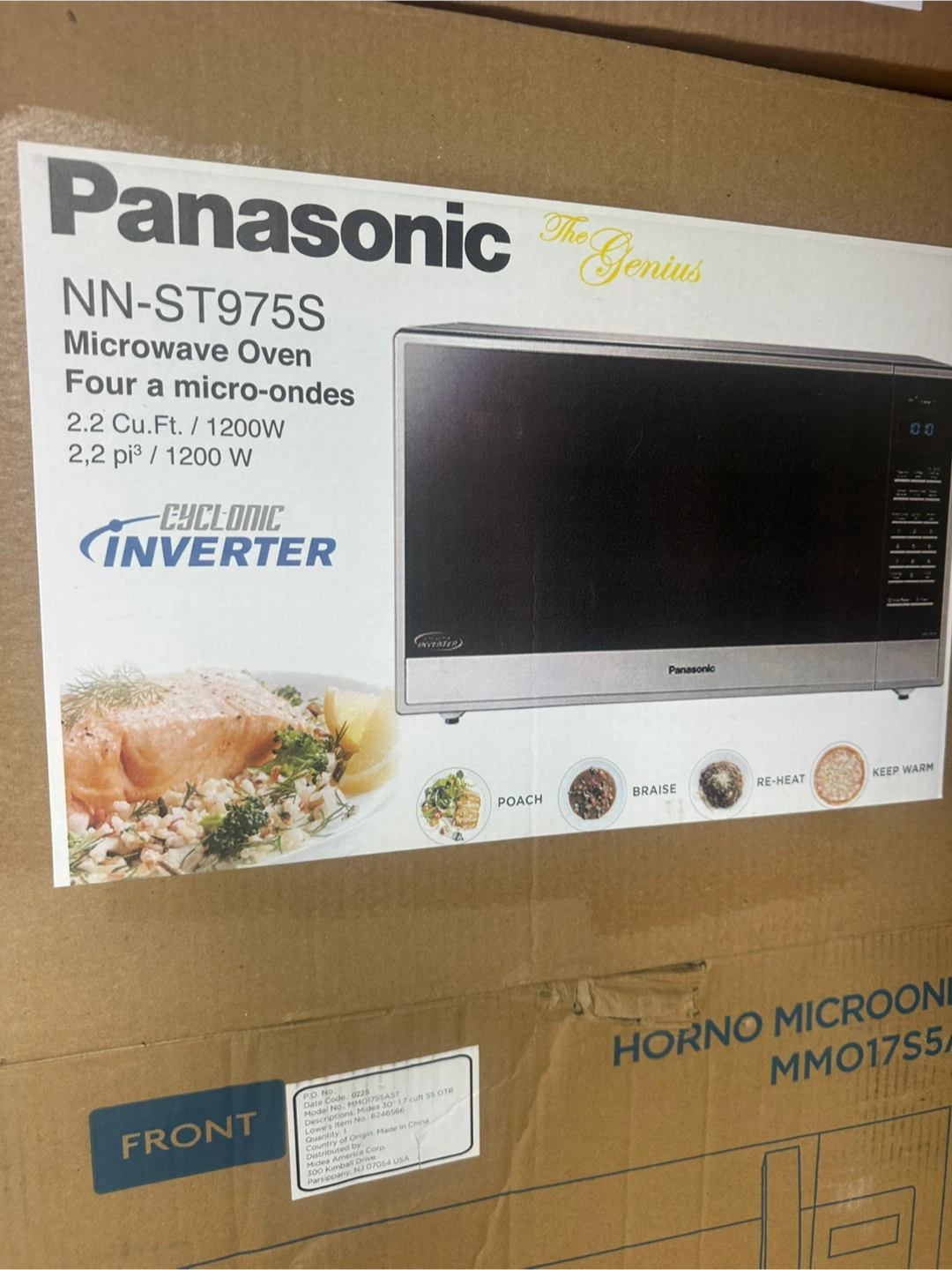 Panasonic NN-ST975S Microwave Oven