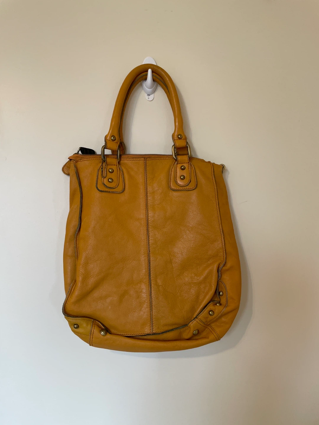 Whistles Mustard Yellow Leather Shoulder Bag - photo 2