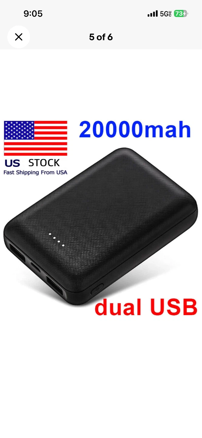 SMART Power Bank 20000mah Dual USB