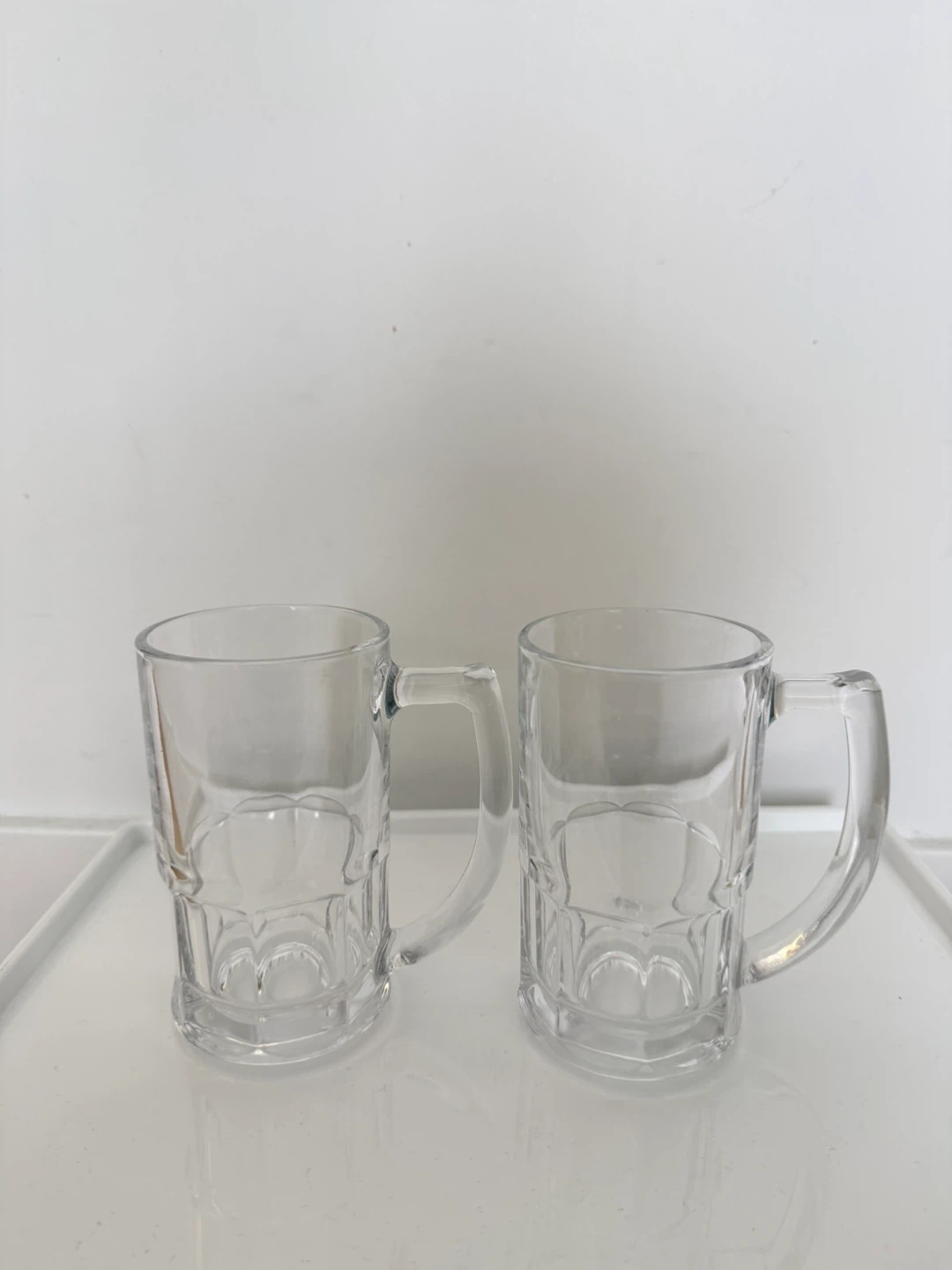 [Set of 2] Heavy Duty Glass Beer Mugs - photo 2
