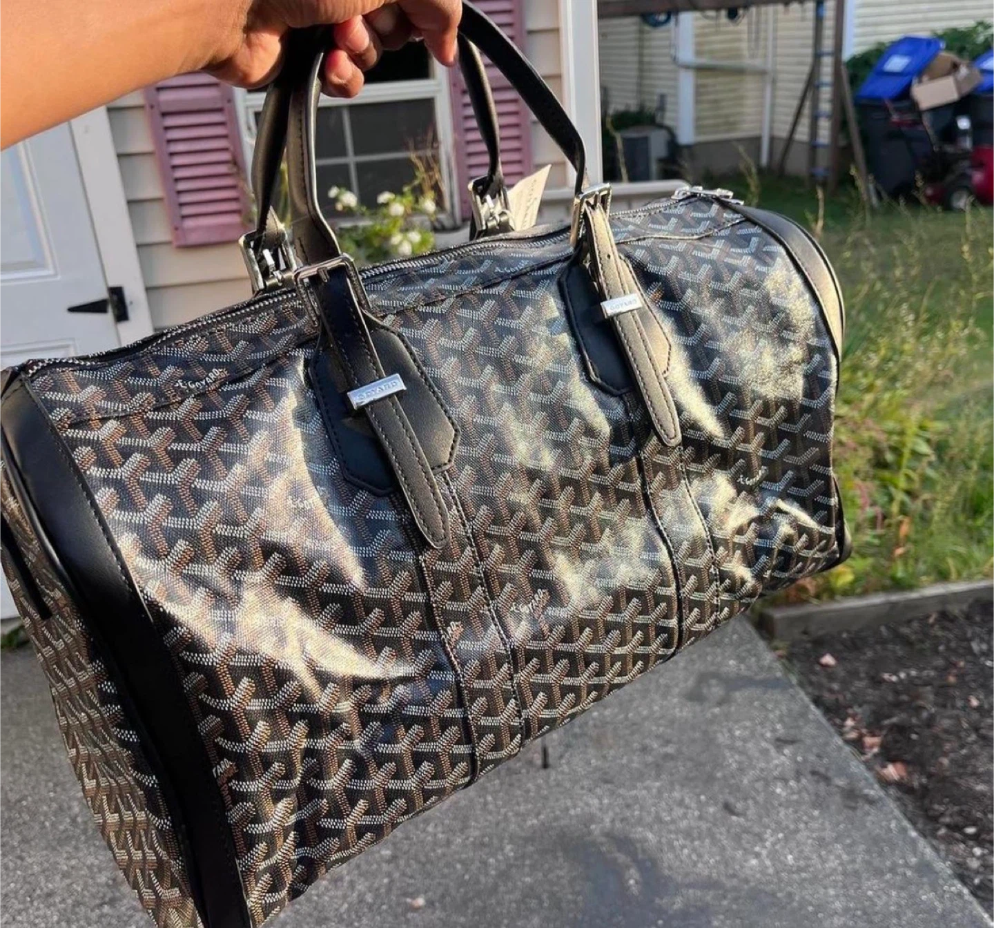Goyard travel bag