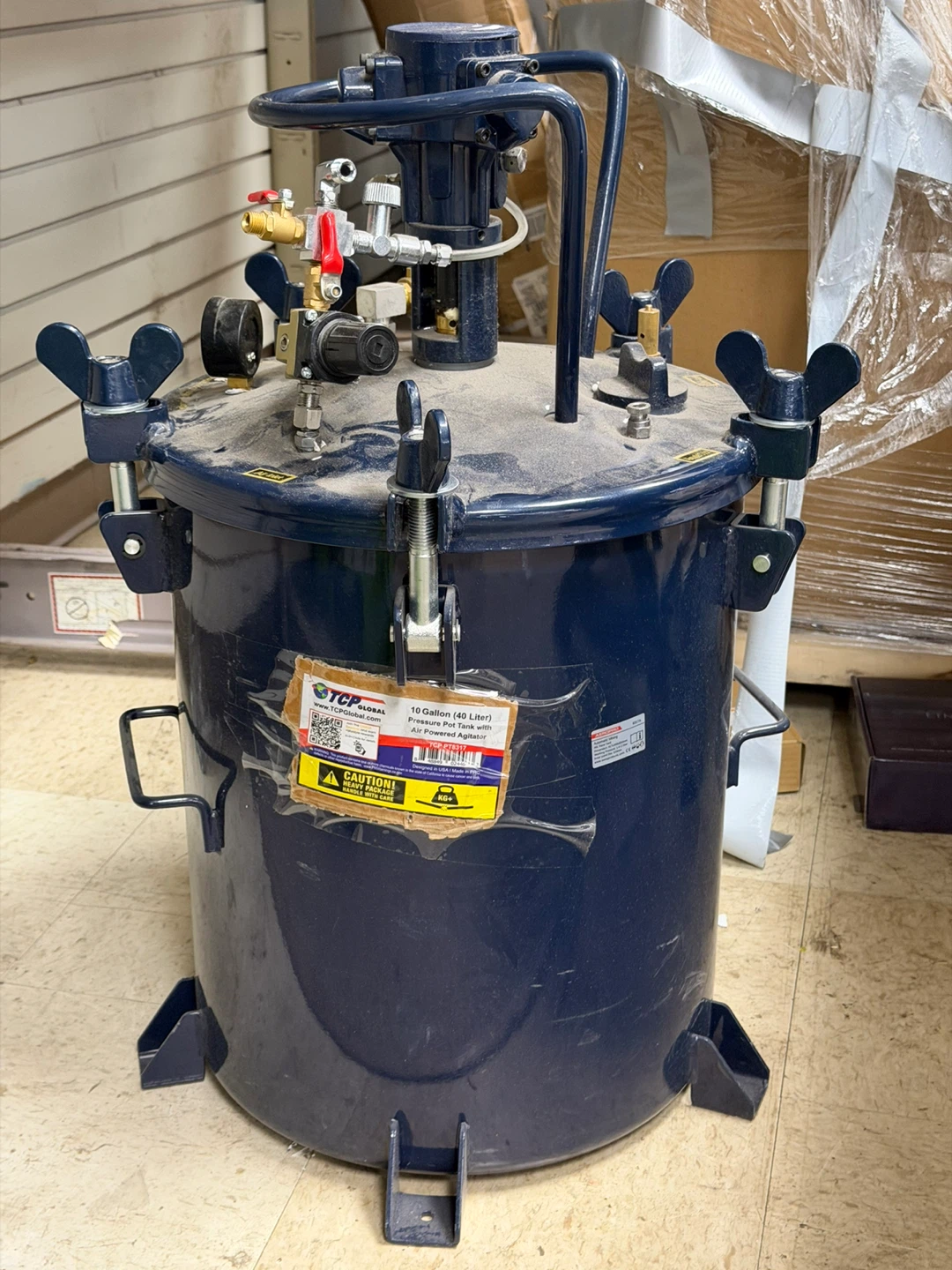 TCP Global 10 Gallon Pressure Pot Tank