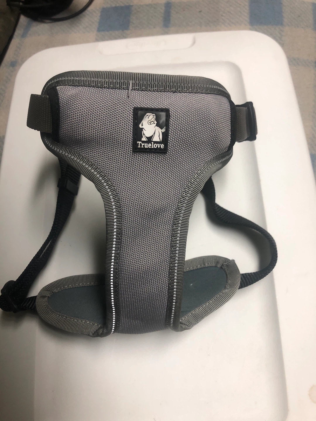 Truelove Dog Harness - Grey - M Chest 40-62cm