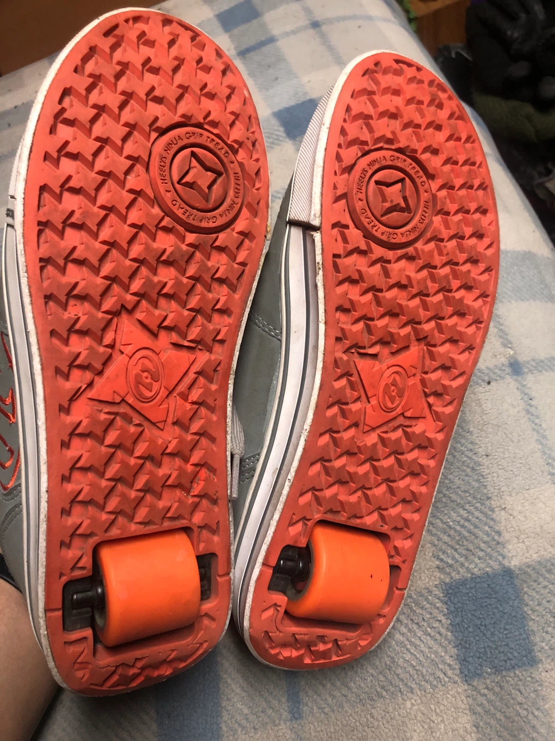 Heelys Grey/Orange Roller Shoes - photo 2
