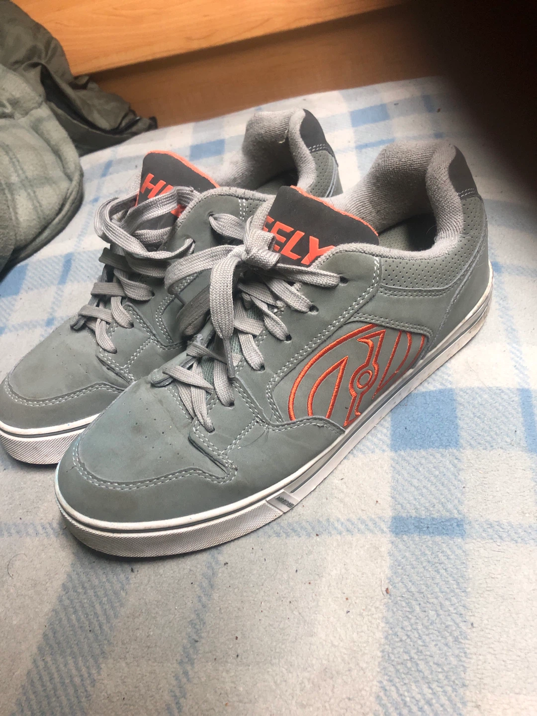 Heelys Grey/Orange Roller Shoes