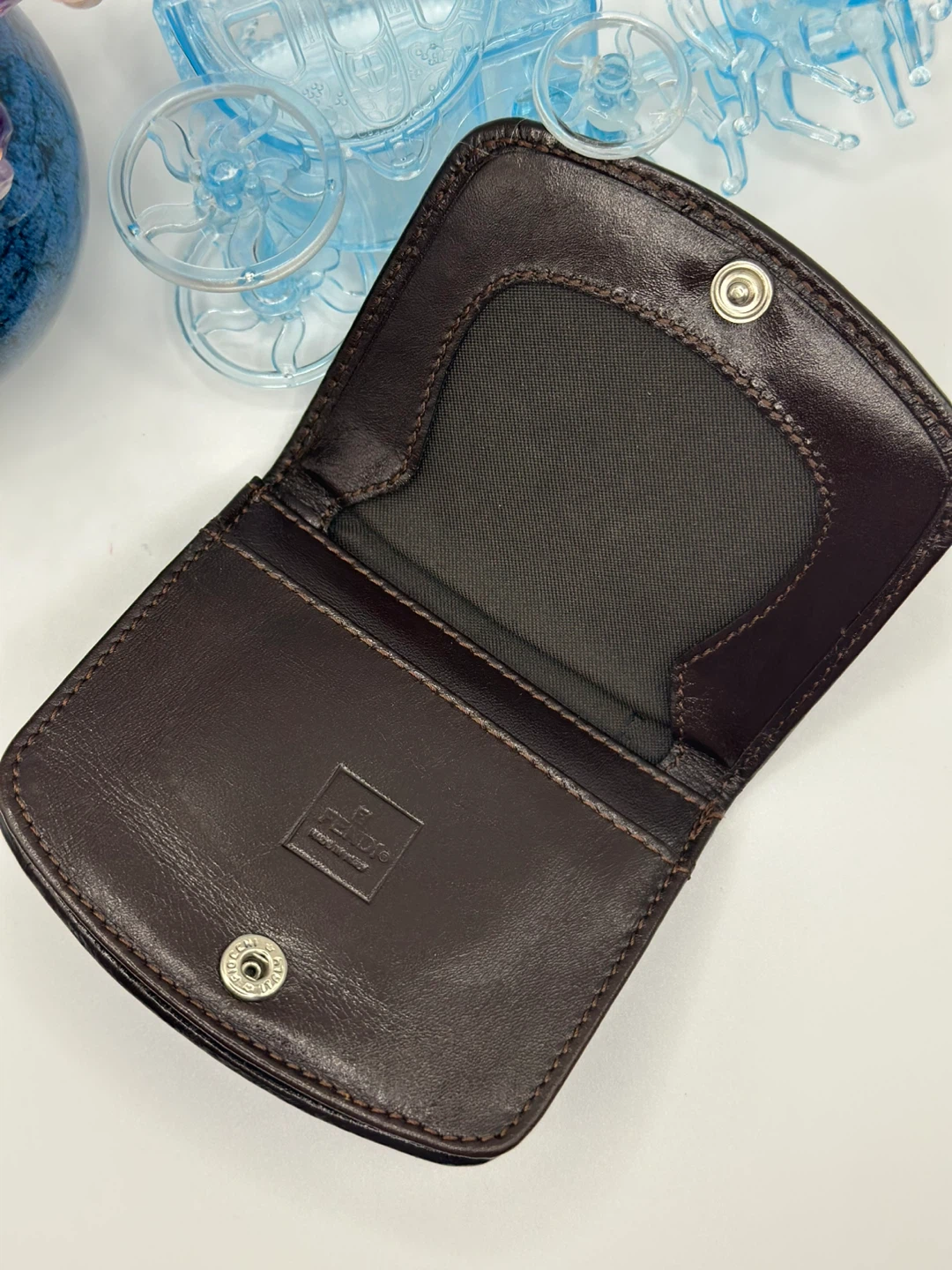 Fendi Zucca Canvas & Leather coin  Wallet - photo 2