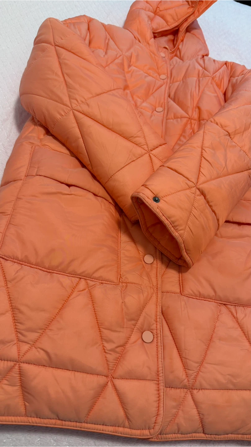 Quilted Hooded Jacket - Pink - photo 2