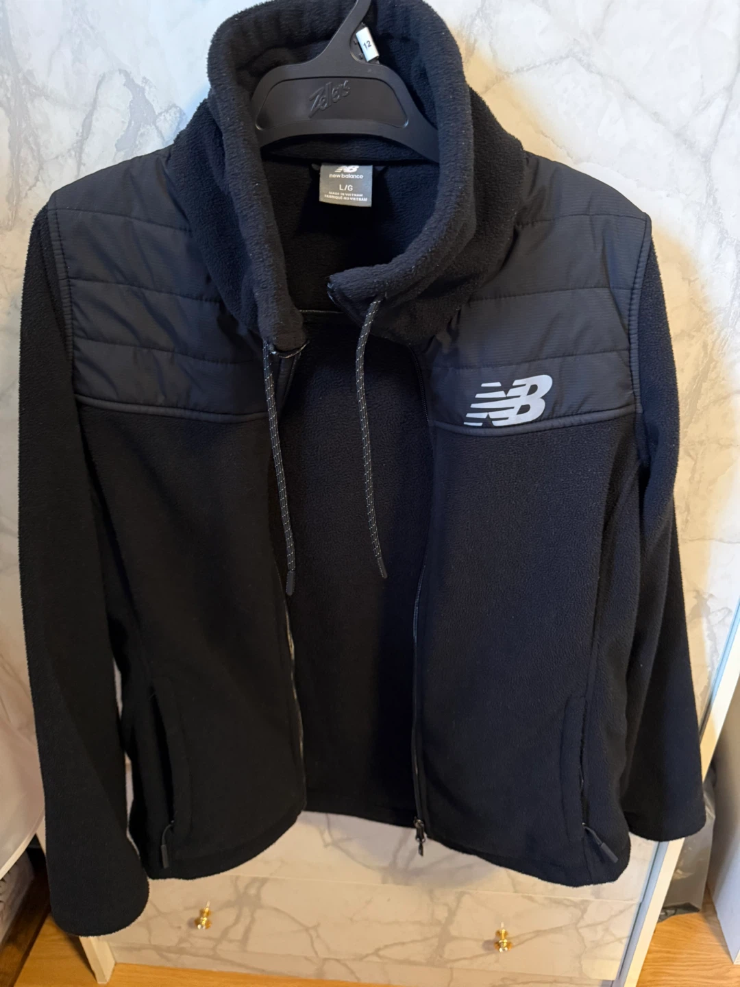 New Balance woman Black Fleece Jacket L/G