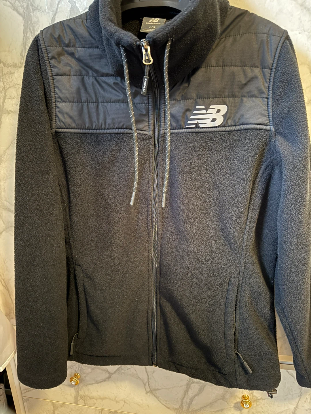 New Balance woman Black Fleece Jacket L/G - photo 5