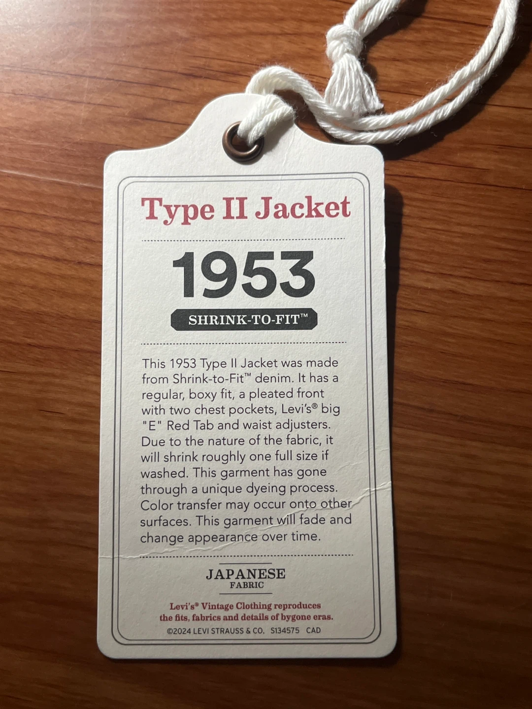 Levi's LVC Type II (2nd Gen) Denim Jacket - photo 5