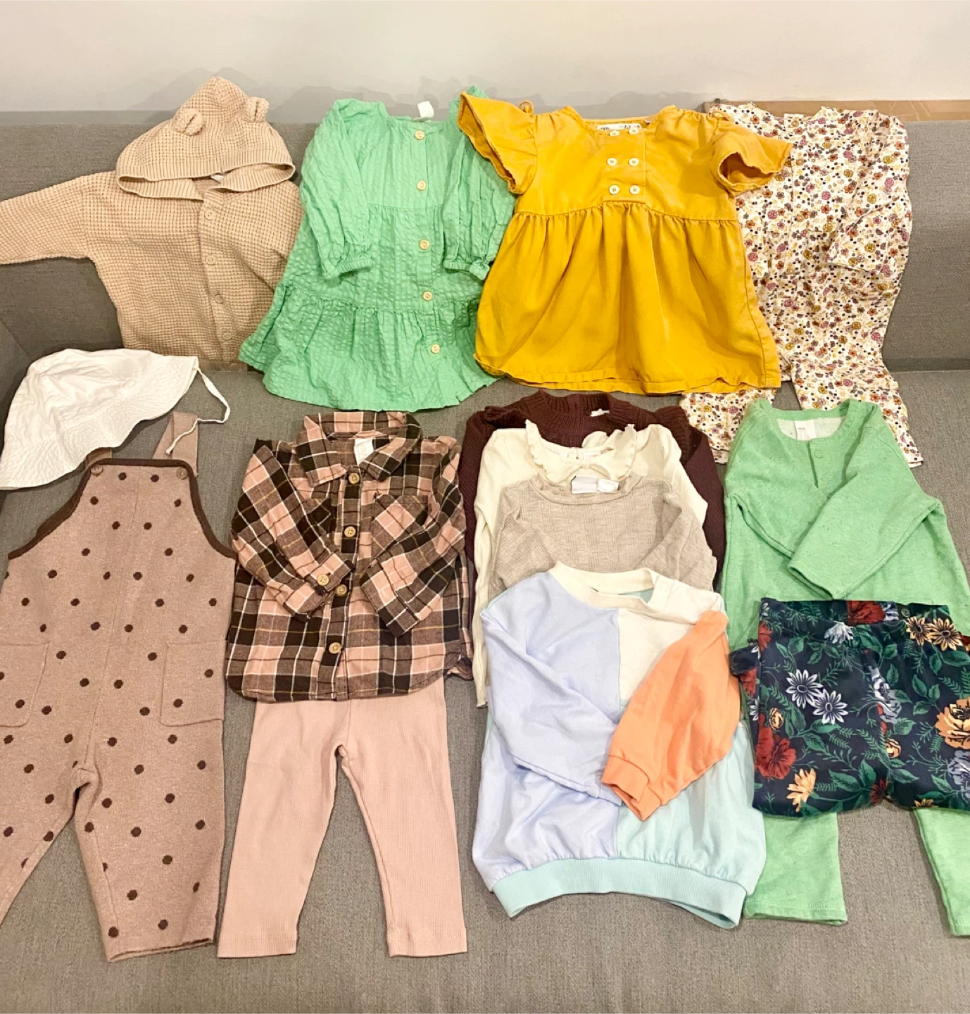 6-12 Month Zara & H&M Girls Clothing Lot