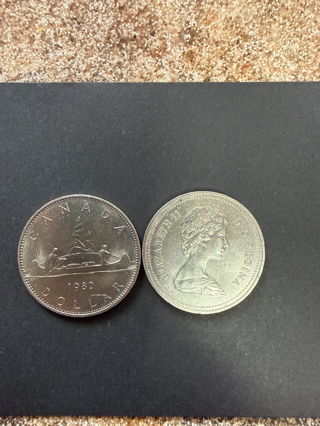 (2) 1980 Canadian Dollar Coin