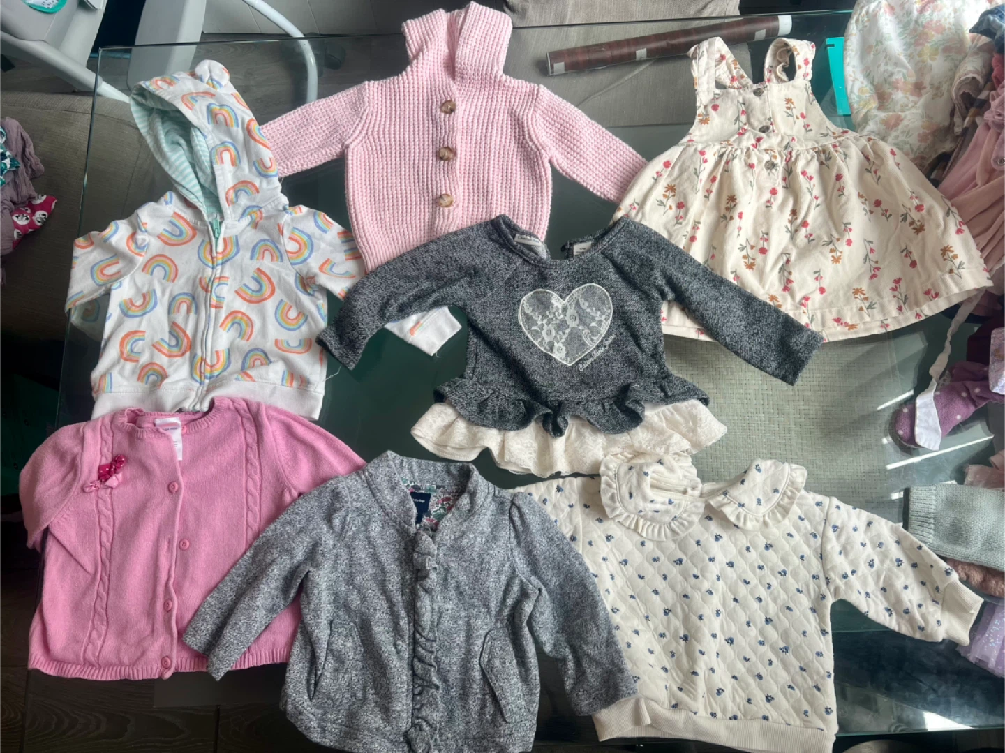 Baby Girl Clothes Bundle (60pcs+ gently used) - photo 2
