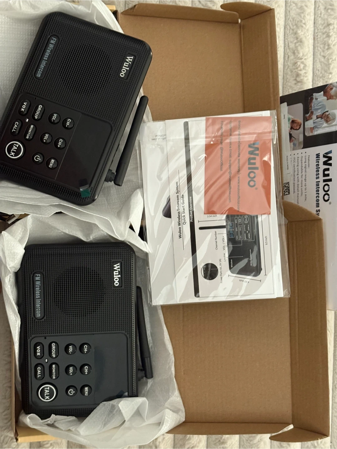 Wuloo Wireless Intercom System 2 Pack - photo 3