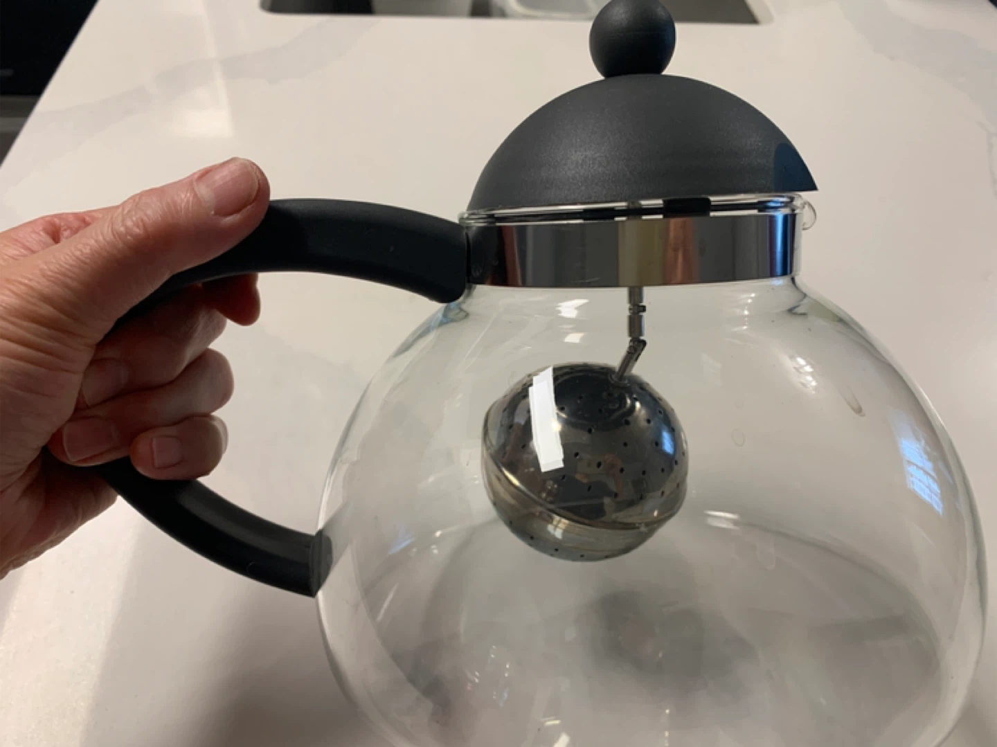 Glass Teapot with Infuser - photo 2