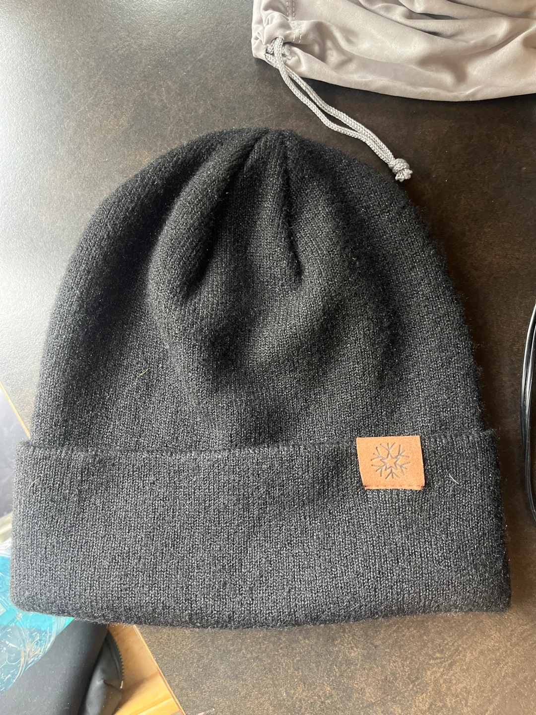Black Cuffed Beanie