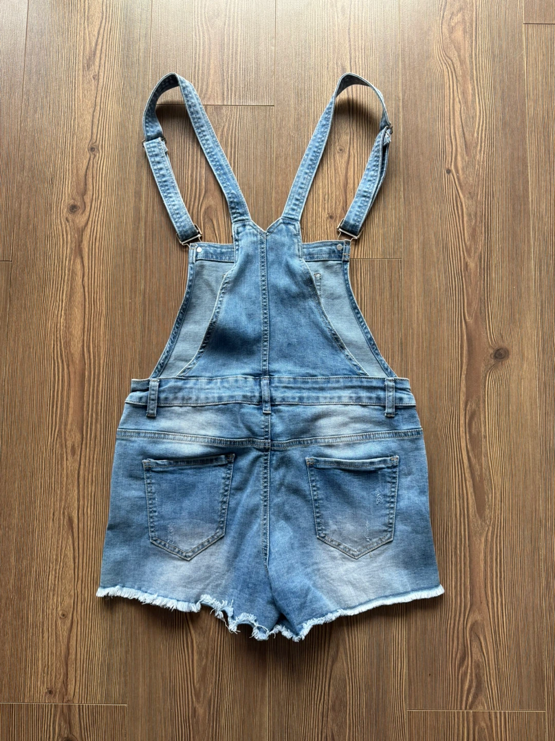 Denim Short Overalls | Size XS/XXS - photo 3