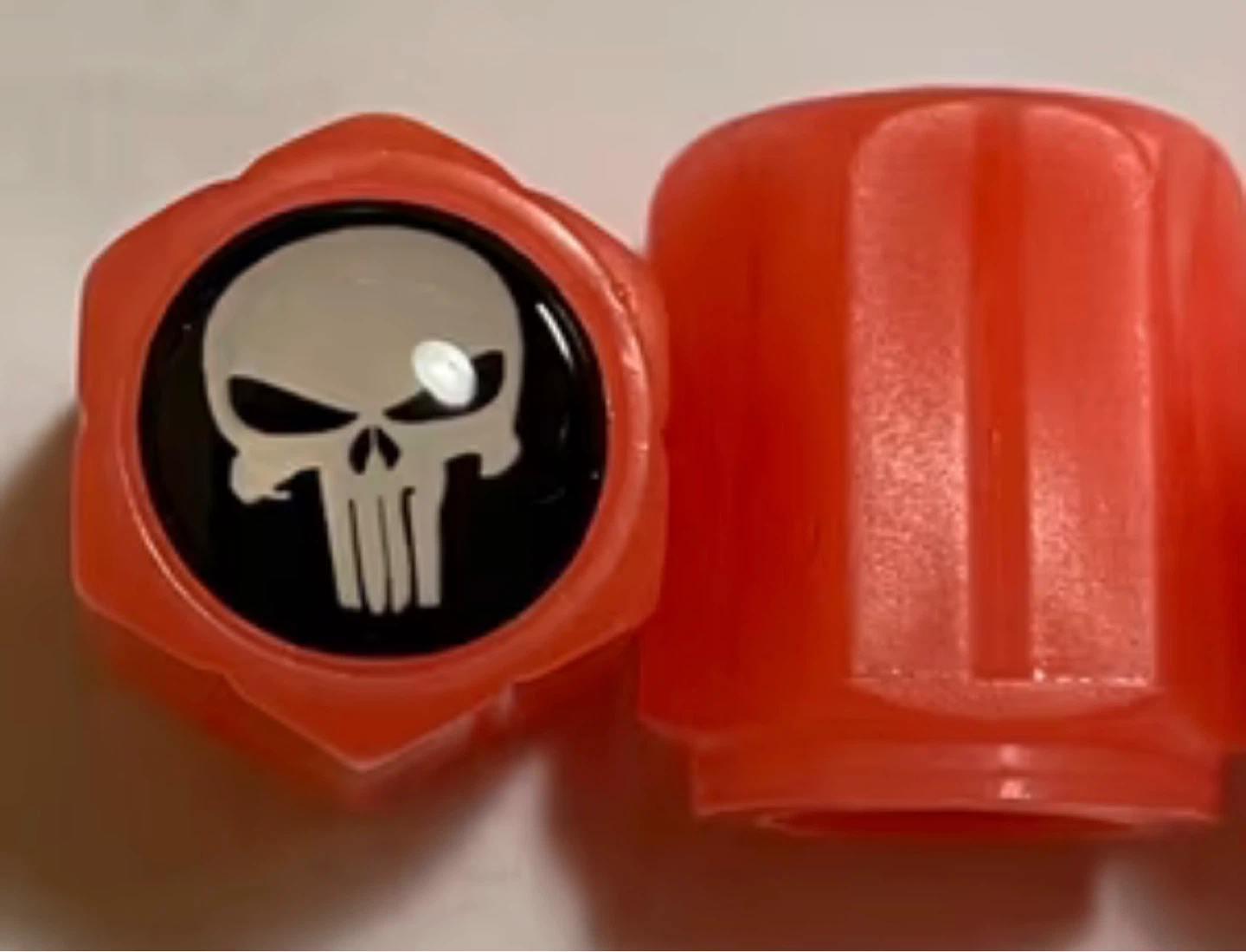 Punisher Skull Valve Caps (Set of 4) - photo 3